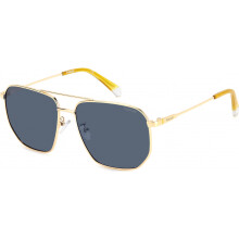 Polaroid PLD 4141/G/S/X GOLD BLUE (LKS C3) aurinkolasit - Aviator - Protection 3 - Miesten