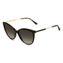 Zonnebril Jimmy Choo BELINDA/S 56/16/145 Havana Acetaat VROUW BELINDA/S
