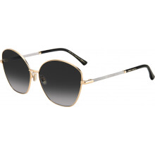 Lunettes de soleil - Jimmy Choo - Marilia/G/SK - Noir Or - Métal - Chic