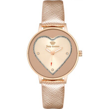 Montre femme - Juicy Couture - JC1234RGRG - Cuir - Quartz - 38 mm