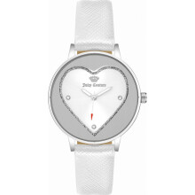 Montre femme - Juicy Couture - JC1235SVWT - Quartz - Cuir - 38mm