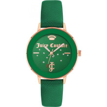 Montre femme - Juicy Couture - JC1264RGGN - Cuir - Quartz - 38mm