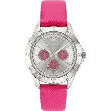 Montre femme - Juicy Couture - JC1295SVHP - Cuir - Métal - 38 MM