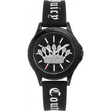 Montre - Juicy Couture - JC1325BKBK - Quartz - Bracelet en silicone - Cadran métal 38mm