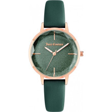 Montre femme - Juicy Couture - JC1326RGGN - Cuir - Quartz - 34mm doré rose