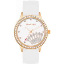 Montre femme - Juicy Couture - JC1342RGWT - Quartz - Bracelet en silicone - Cadran en métal