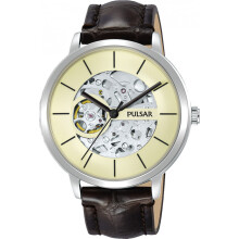 Montre - Pulsar - P8A005X1 - Cuir Marron - Ø 42 mm - Étanchéité 5 ATM
