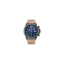 Montre - Timberland - TDWGF9002902 - Acier inoxydable - Cadran Bleu - Bracelet Cuir Beige