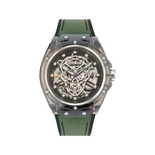 Montre - POLICE - PEWGR1592406 - Mécanique - 44 mm - Plastique - Silicone Vert