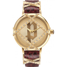 Montre femme - Police - PL16068BSG-22 - Cuir - Acier inoxydable - 36MM