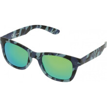 Sonnenbrille - AUSTAUSCH - S1944-GE1V - Blaues Camouflage - Grüne Gläser - Unisex
