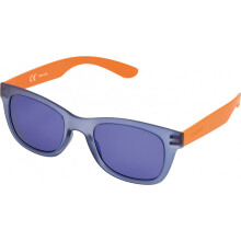 Sonnenbrille - AUSTAUSCH - S1944-U11B - Farbe Orange - Blaue Gläser - Unisex