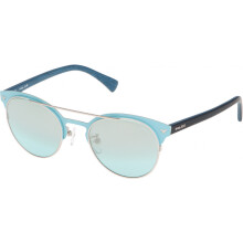 Sonnenbrille - Police - Momnetum 2 S8950-W03X - MATTE PALLADIUM/AZUR - Grünes Glas - Schutzkategorie 3
