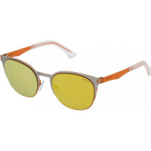 Sonnenbrille - Police - Flow 3 SPL341-S34G - Orange Rahmen - Graue spiegelnde Gläser - Trendy