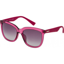 Sonnenbrillen - Police - Sparkle 1 SPL410-AFDX - Fuchsia-Farbe - Lila Verlaufsgläser - Trendiger Stil