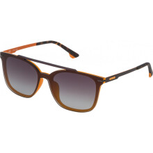 Sonnenbrille - Police - PLD528-9UXM - Rahmen grau/orange - Verlaufsgläser braun - Schutzkategorie 3