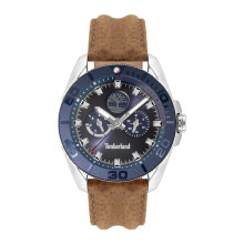 Timberland Hommes Analogique-Numérique Quartz Montre avec Bracelet en Acier Inoxydable