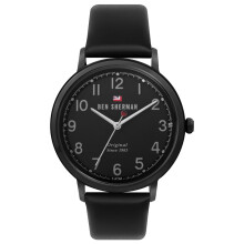 BEN SHERMAN WBS113BB horloge. Quartz, zwart. Heren.