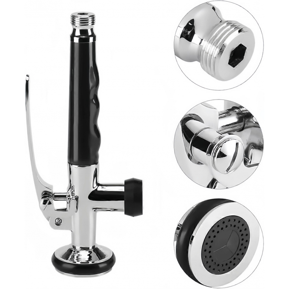 Pre-Rinse Sprayers Brass Spray Valve Pre-Rinse Faucet Pre Rinse Spray Head Swivel Sink Pull Down Pre-Rinse Faucet Tap Sprayer Repalcement Part Faucet 9499947641628