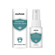 OUHOE Foot Deodorant Spray, Foot Anti-Dryness Peeling, Relieve Itchy, Beriberi Odor And Moisturizing