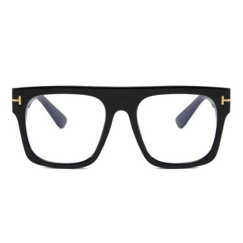(Leopard, +2.00 strength) Men Women Large Frame Blue Light Blocking Reading Glasses Classic Square Glasses 1