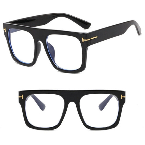 (Leopard, +2.00 strength) Men Women Large Frame Blue Light Blocking Reading Glasses Classic Square Glasses 2
