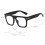 (Leopard, +2.00 strength) Men Women Large Frame Blue Light Blocking Reading Glasses Classic Square Glasses 5