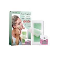 OUHOE Silky Touch Wax Strips, Mild Non-Irritating Moisturizing Refreshing Clean Face Lip Hair Remova
