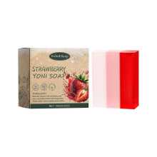 Woodsleep Strawberry Flavor Soap for Women Gentle Cleaning Body Care Soap