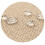 Cuscino da giardino 150x60x50 cm + 2 cuscini per altalena, impermeabile, beige 6