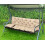 Cuscino da giardino 150x60x50 cm + 2 cuscini per altalena, impermeabile, beige 2