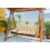 Cuscino da giardino 150x60x50 cm + 2 cuscini per altalena, impermeabile, beige 3