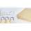 Voile d'ombrage imperméable en corde 4 x 3 m beige 2