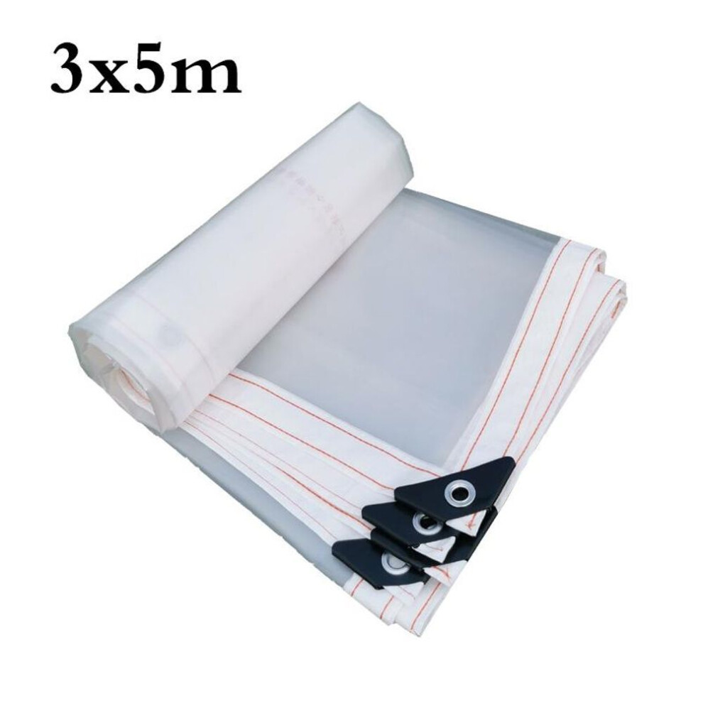 (3*5M) 1pc Transparent Garden Waterproof Cloth Outdoor Plastic Pet House Pe Film House Cover Tarpaulin Car Truck Canopys