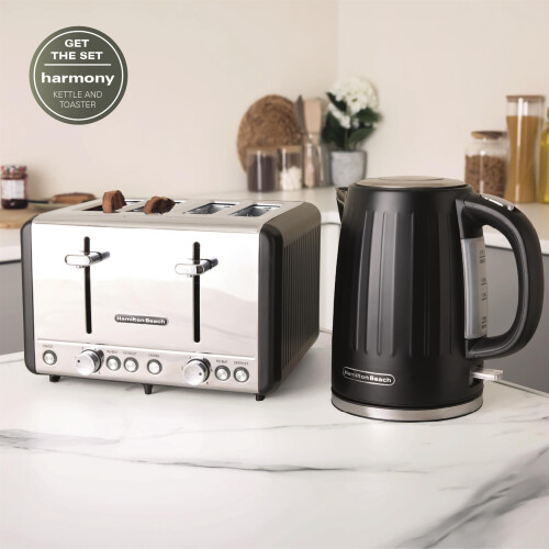 Hamilton Beach Hamilton Beach, Kettle & Toaster Set, Harmony Collection, Espresso, HBHARME 1