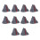 10Pcs Simulation Volcano Adorn Volcano Toy Model Artificial Landscape Adornment 4
