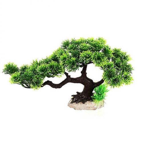 Work Desk Decor Artificial Pine Tree Artificial Plant Decoration Fish Tank Pine Tree Underwater Plant