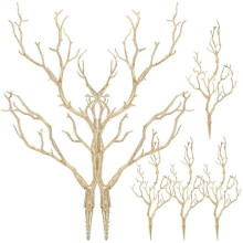 6pcs Household Simulated Tree Branch Ornaments Simulated Plant Decor Home Ornaments