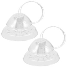 2Pcs Aquarium Fish Plant Tank Plastic Snail Trap Aquarium Fish Tank Snail Catcher Size L White