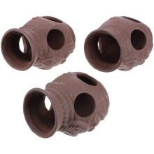 3PCS Aquarium Layout Decoration Fish Shelter Vase Shape Tank Habitat Cave