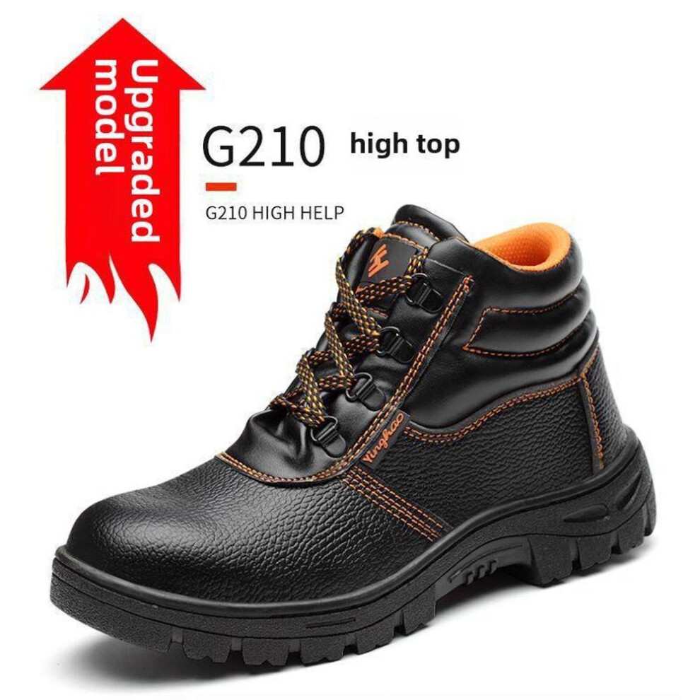 (as the picture, G210; 43) Men's And Women's Low-top Anti-smash & Anti-puncture Work Safety Shoes