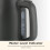 Hamilton Beach Hamilton Beach, Kettle & Toaster Set, Ella Collection, Charcoal, HBELLAMCH 6