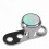 (Aurora Borealis) Opal Stone Top Dermal Anchor 2