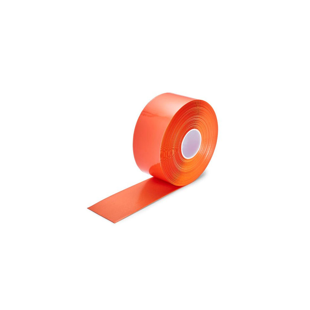 (100Mm X 30M) Orange Aisle Marking Tape Â Heavy-Duty Floor Line Marking For Warehouses & Industrial Safety 5056856200601