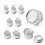 (8mm) 316L Surgical Steel Geometric Pattern Internally Threaded Tunnel 3
