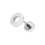 (Rainbow, Pair) Flat Disc with Hole Fake Invisible Ear Plug 5