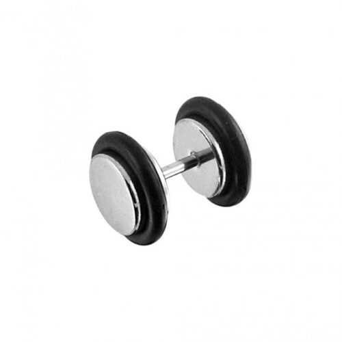 (Pair, 10mm) Plain Fake Plug and O rings 1