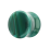 (4mm, Pair) Synthetic Malachite Stone Saddle Ear Plug 1
