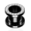 (8mm, Pair) 316L Surgical Steel Hatch-work Edge Externally Threaded Tunnel 4