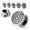 (8mm) Swirly Shell Flesh Tunnel 3